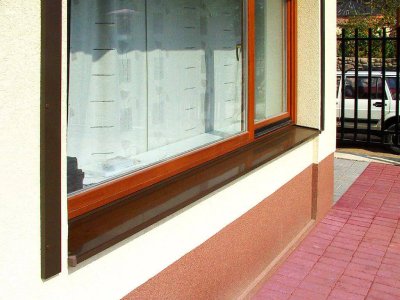 металлический отлив подоконник