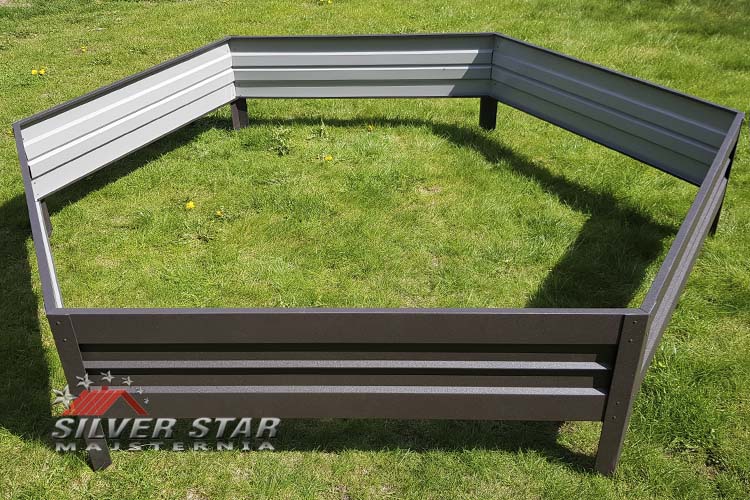 Клумбы из оцинкованного металла